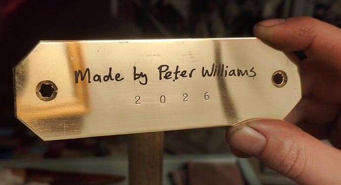 Finished project tag