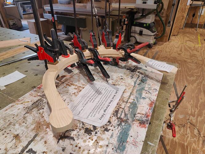 Armbow glue-up