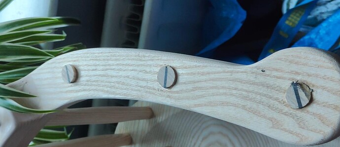 Wedged through-tenons