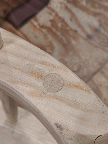 Filled mortise in armbow