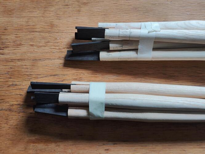 Spindles with matching wedges